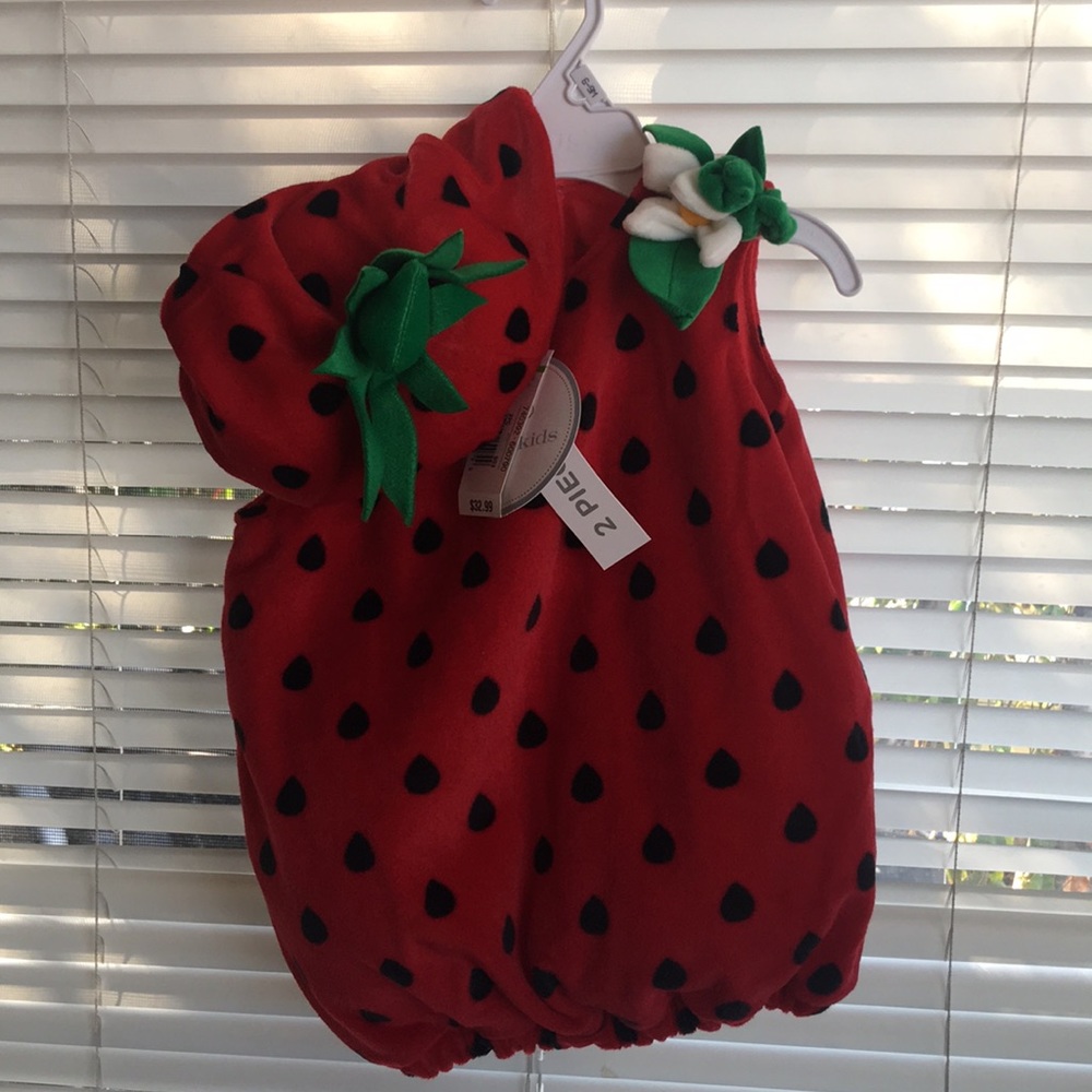 Infant strawberry costume